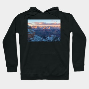 Grand Canyon in Winter Hoodie